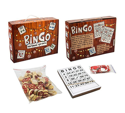 Настільна гра "Лото BinGo" "ЯУ" – в наличии! Купите сейчас у KAZKOVA